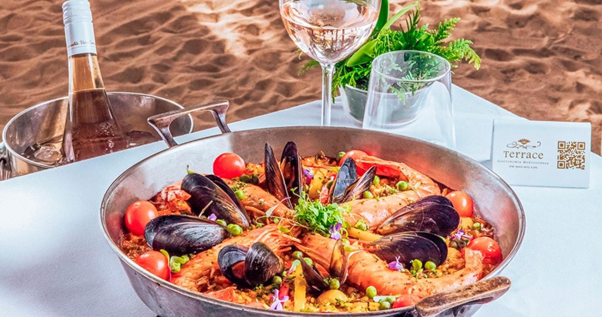 Dpny Beach Hotel & Spa Ilhabela Esterno foto Paella